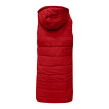 Manteau Matelassé Rouge Femme