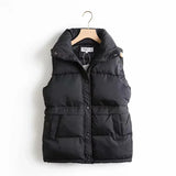 Gilet Coupe-Vent Noir Femme