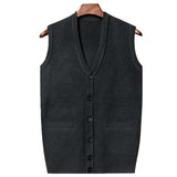 Gilet Sans Manches Noir Costume Homme