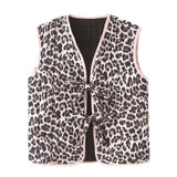 Gilet Sans Manches Motif Animalier