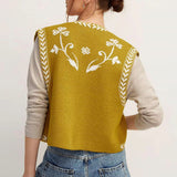 Gilet Jaune Moutarde Femme