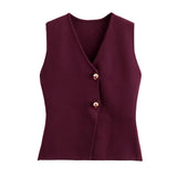 Gilet de Costume Violet