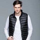 gilet matelassé sans manches noir homme