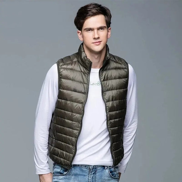 gilet sans manche duvet