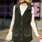 gilet sans manche sherpa femme