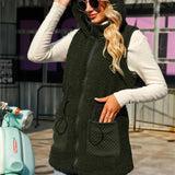 gilet sherpa vert