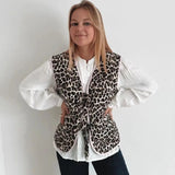 veste sans manches motif animal